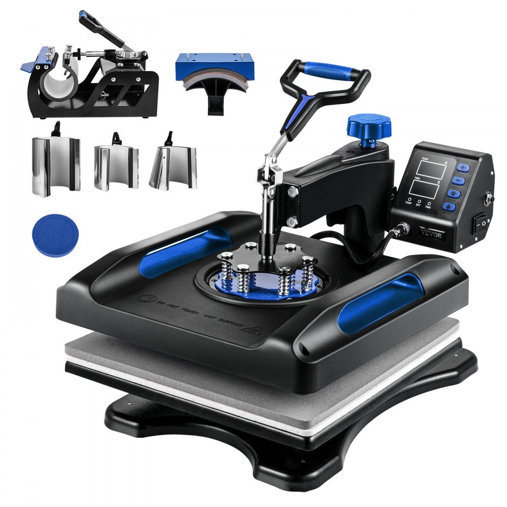 Vevor Heat Press black and blue